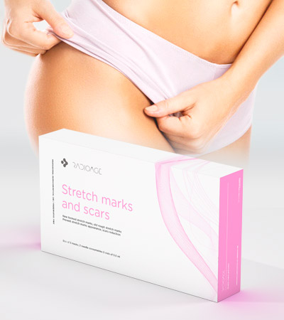 Treatment pack for stretch marks and scars